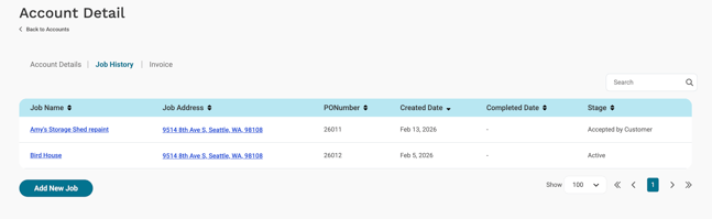 Account History