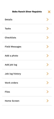 Jobs Menu