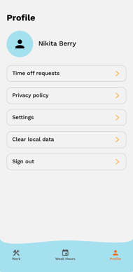 Mobile app settings updated