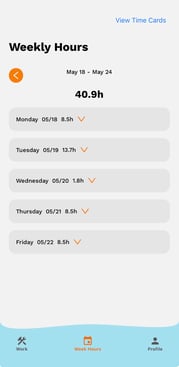 hours mobile app