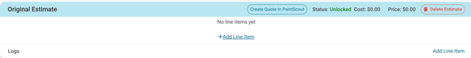 original estimate